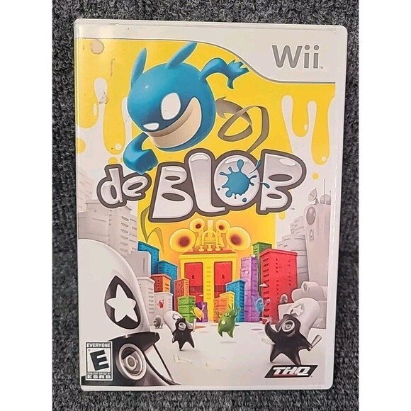 Wii De Blob Nintendo Wii Complete in Box No Manual Tested - Picture 1 of 4